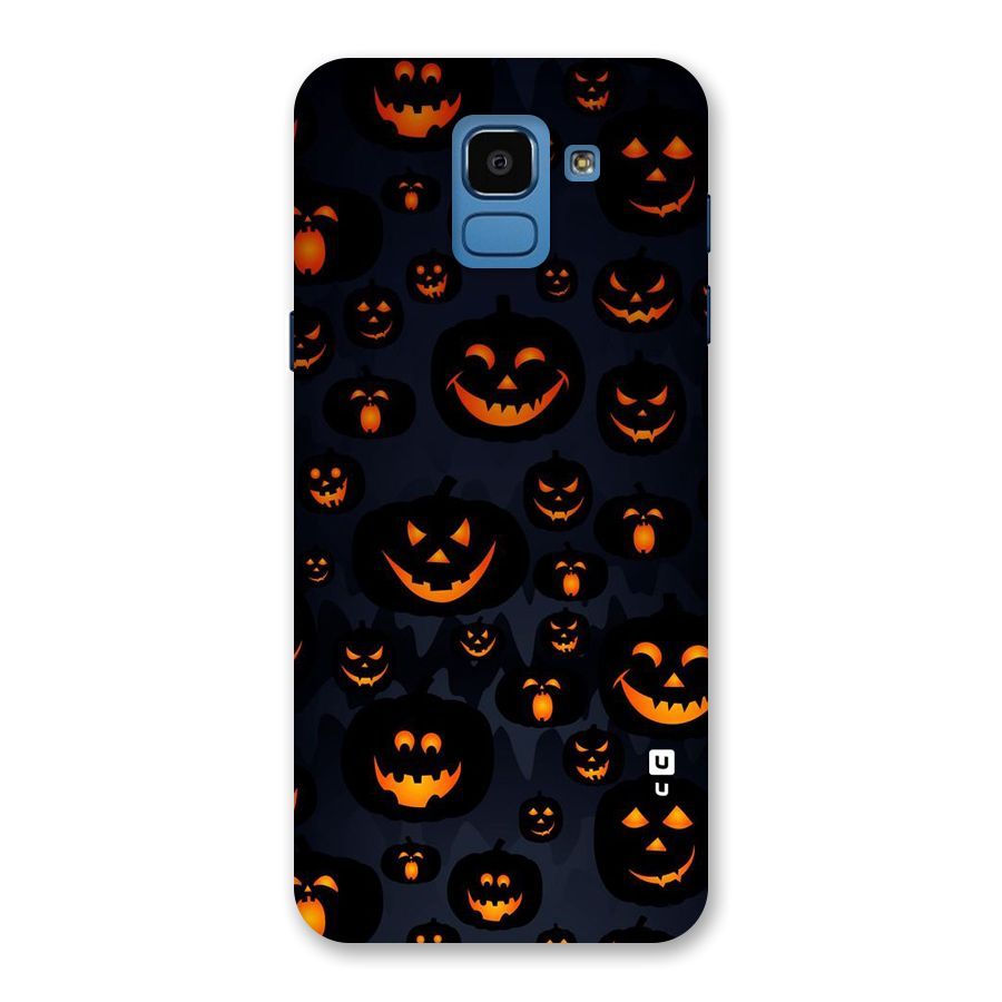 Pumpkin Smile Pattern Back Case for Galaxy On6