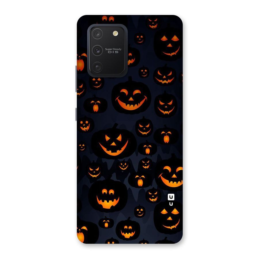 Pumpkin Smile Pattern Back Case for Galaxy S10 Lite
