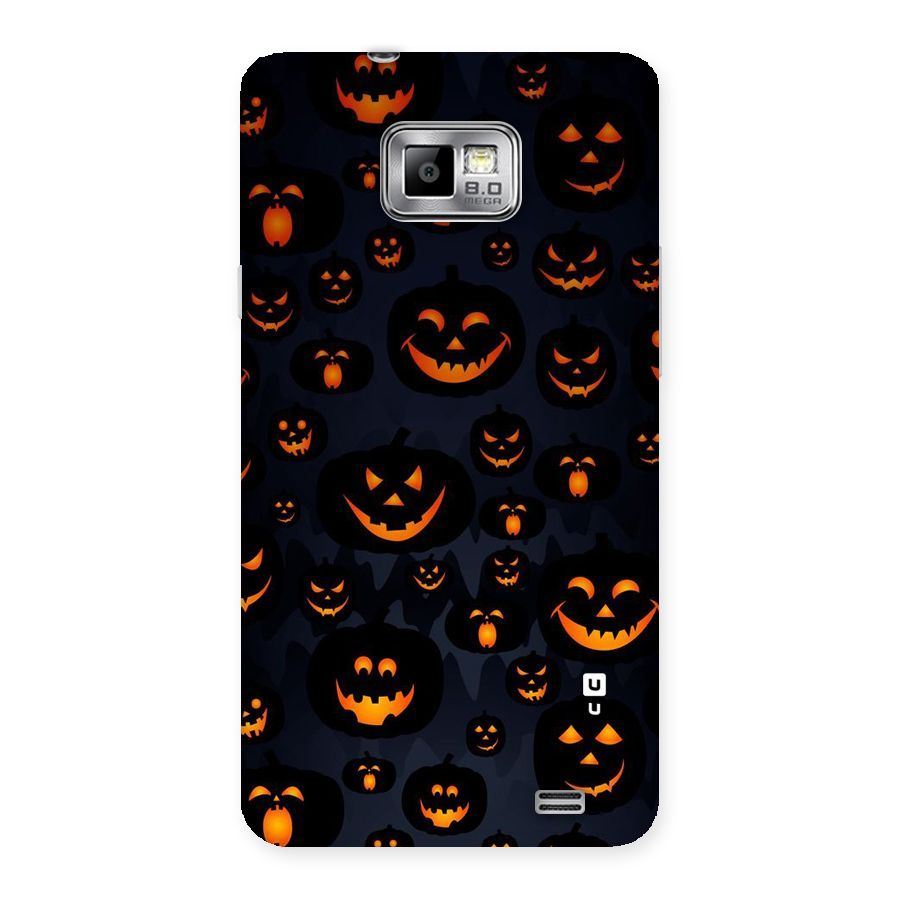 Pumpkin Smile Pattern Back Case for Galaxy S2