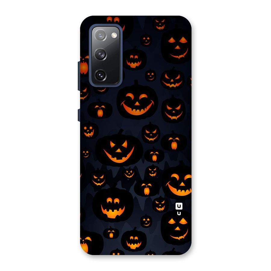 Pumpkin Smile Pattern Back Case for Galaxy S20 FE