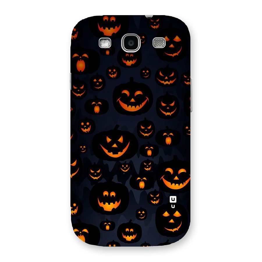 Pumpkin Smile Pattern Back Case for Galaxy S3