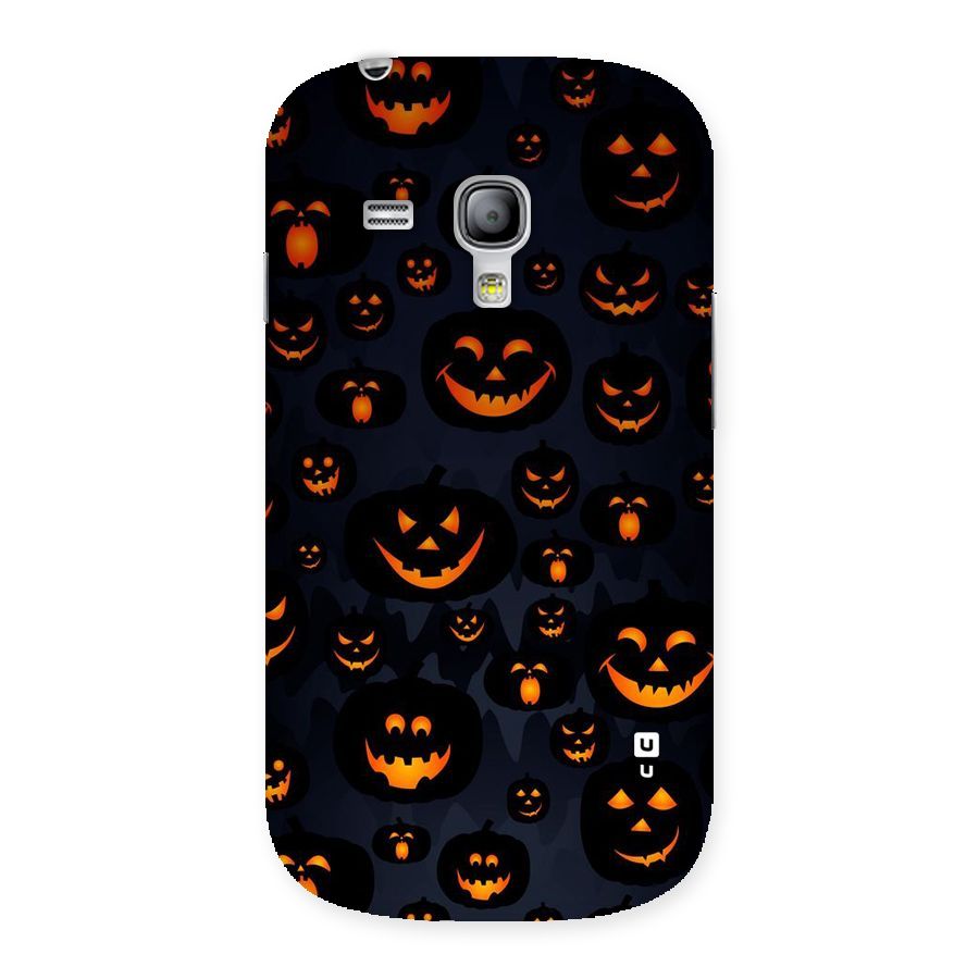Pumpkin Smile Pattern Back Case for Galaxy S3 Mini