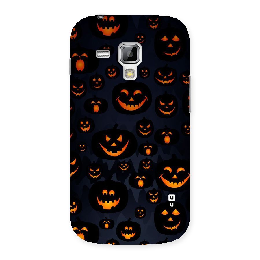Pumpkin Smile Pattern Back Case for Galaxy S Duos