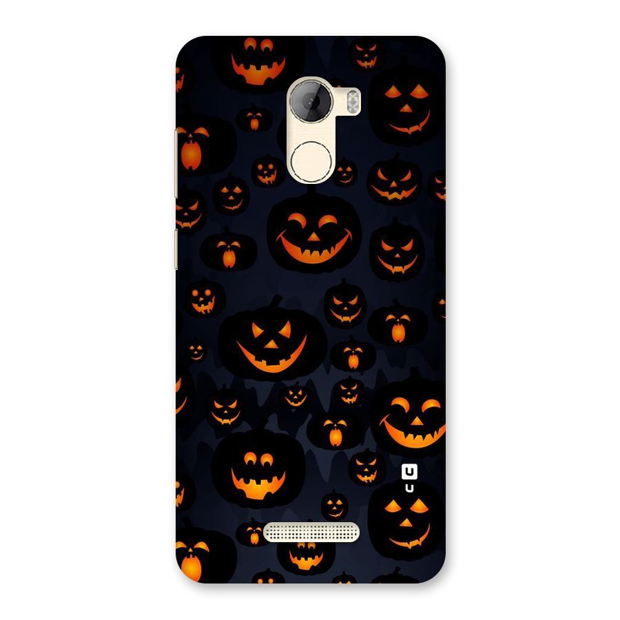 Pumpkin Smile Pattern Back Case for Gionee A1 LIte