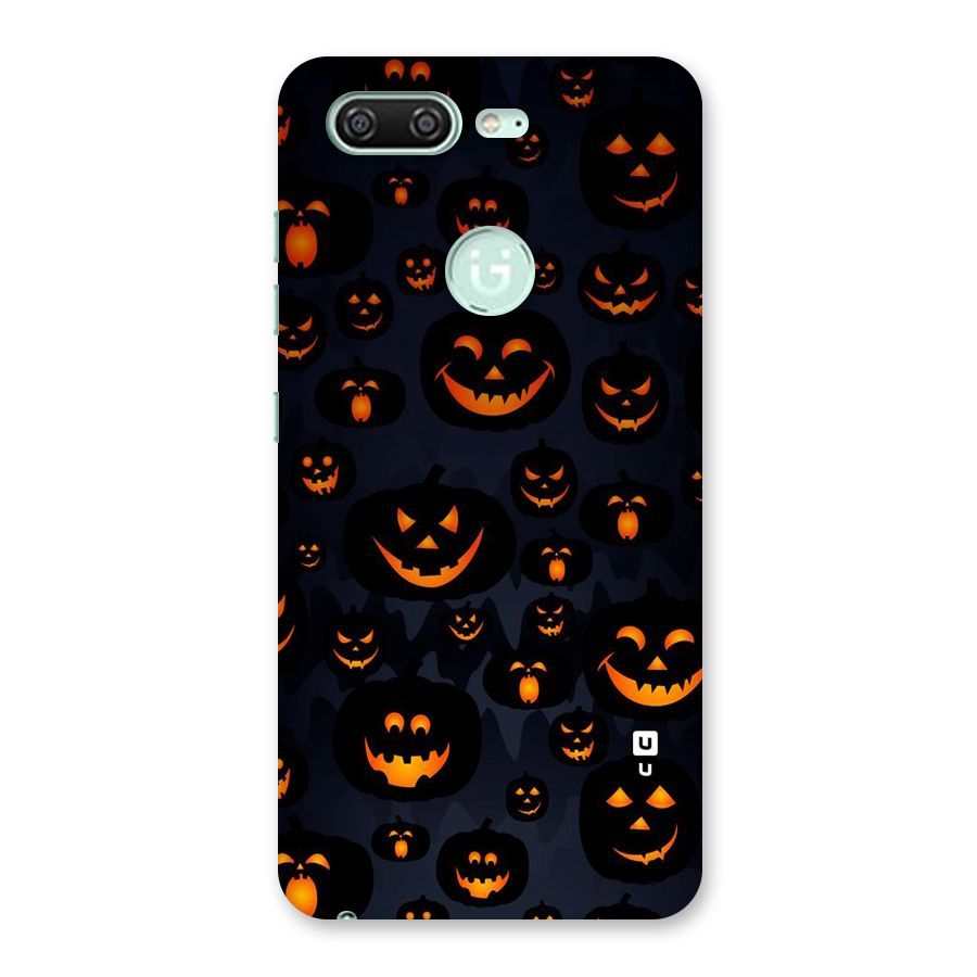 Pumpkin Smile Pattern Back Case for Gionee S10