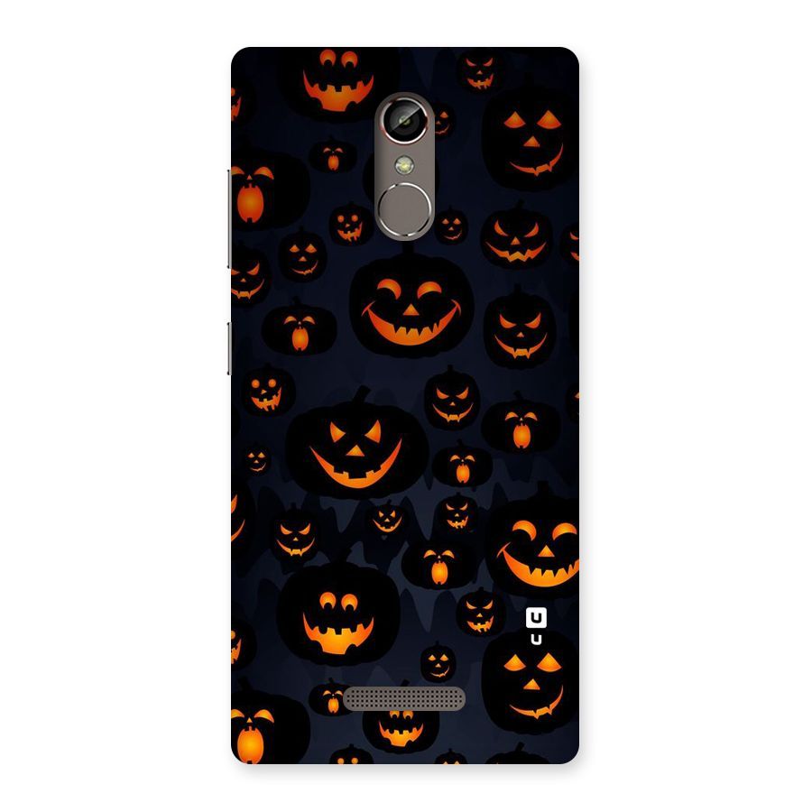 Pumpkin Smile Pattern Back Case for Gionee S6s