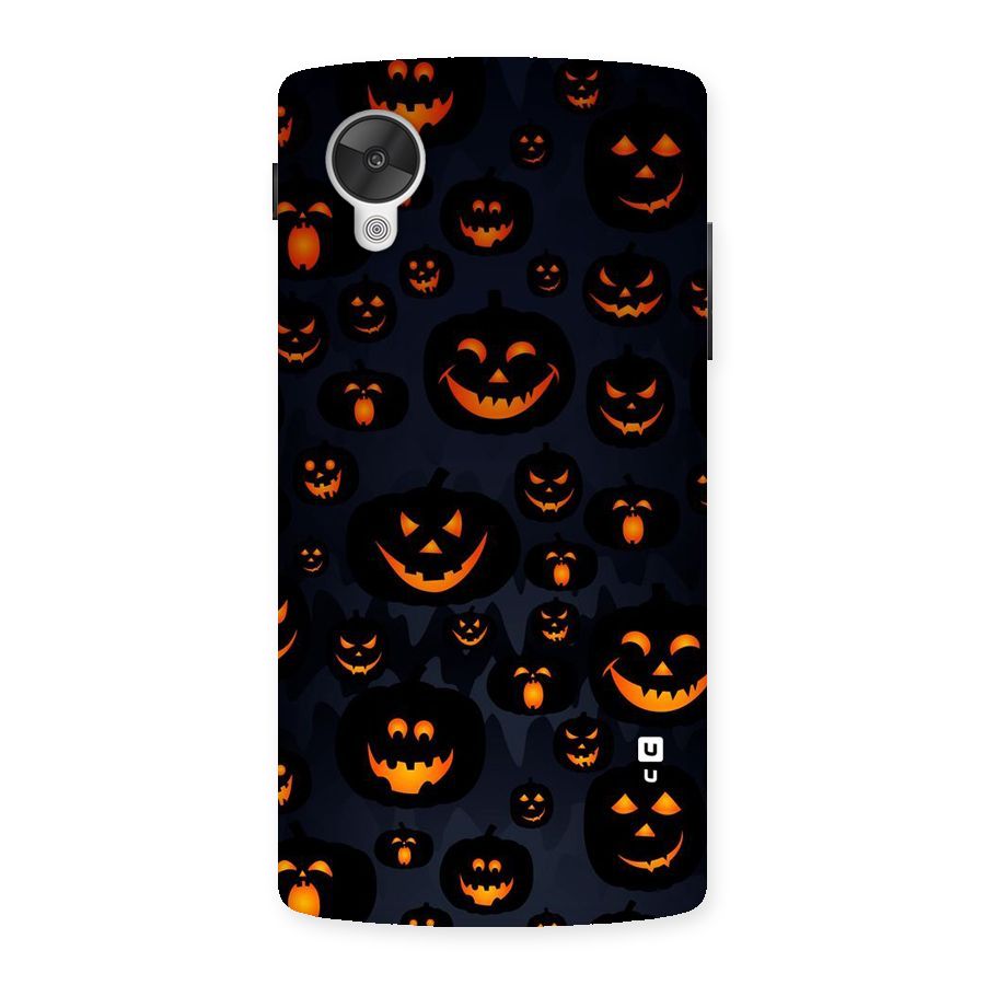 Pumpkin Smile Pattern Back Case for Google Nexsus 5