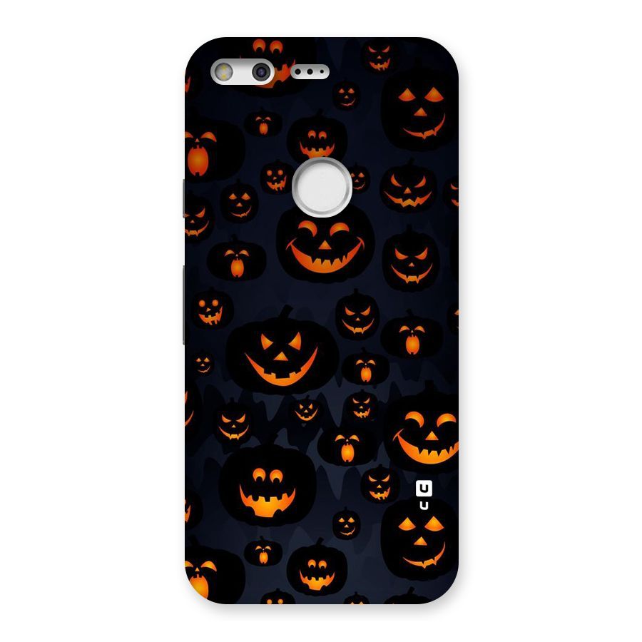 Pumpkin Smile Pattern Back Case for Google Pixel