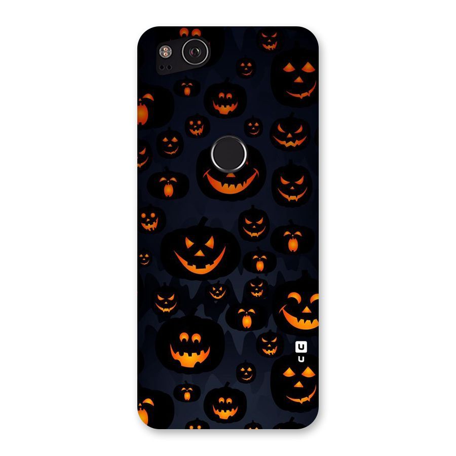 Pumpkin Smile Pattern Back Case for Google Pixel 2