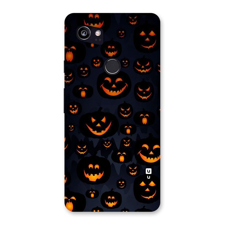 Pumpkin Smile Pattern Back Case for Google Pixel 2 XL