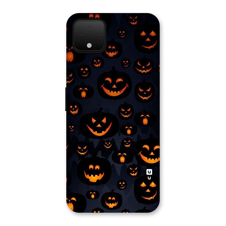 Pumpkin Smile Pattern Back Case for Google Pixel 4 XL