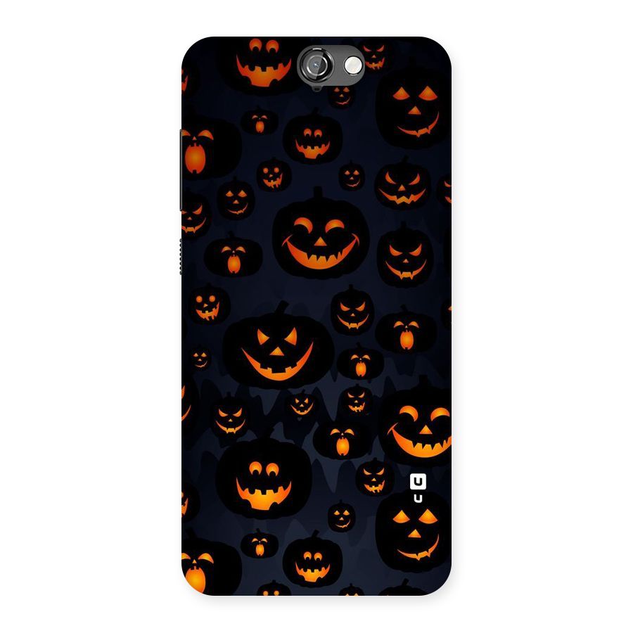 Pumpkin Smile Pattern Back Case for HTC One A9