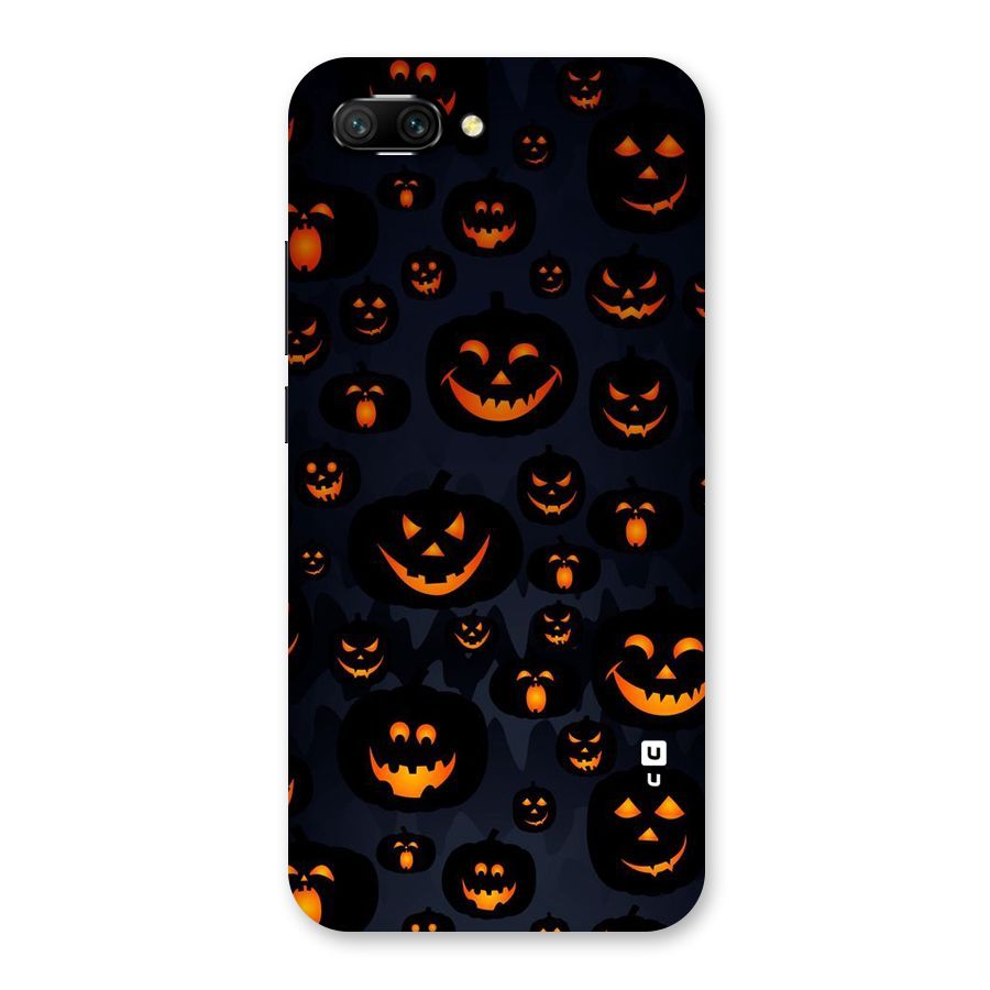 Pumpkin Smile Pattern Back Case for Honor 10