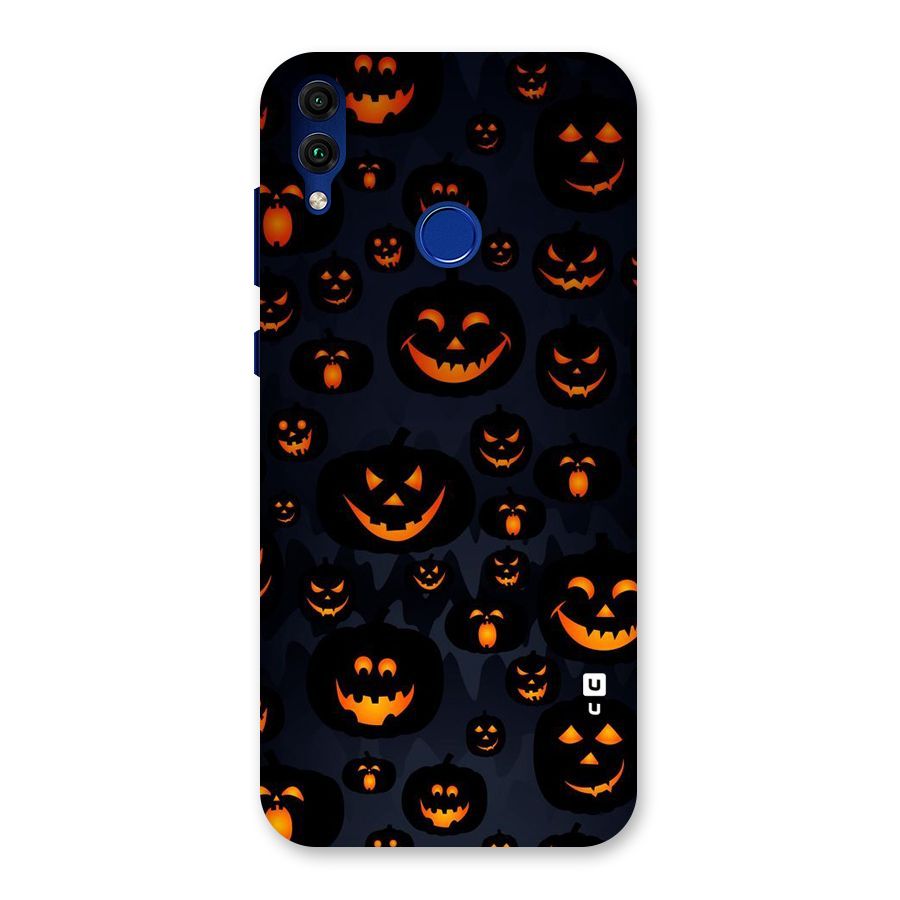 Pumpkin Smile Pattern Back Case for Honor 8C