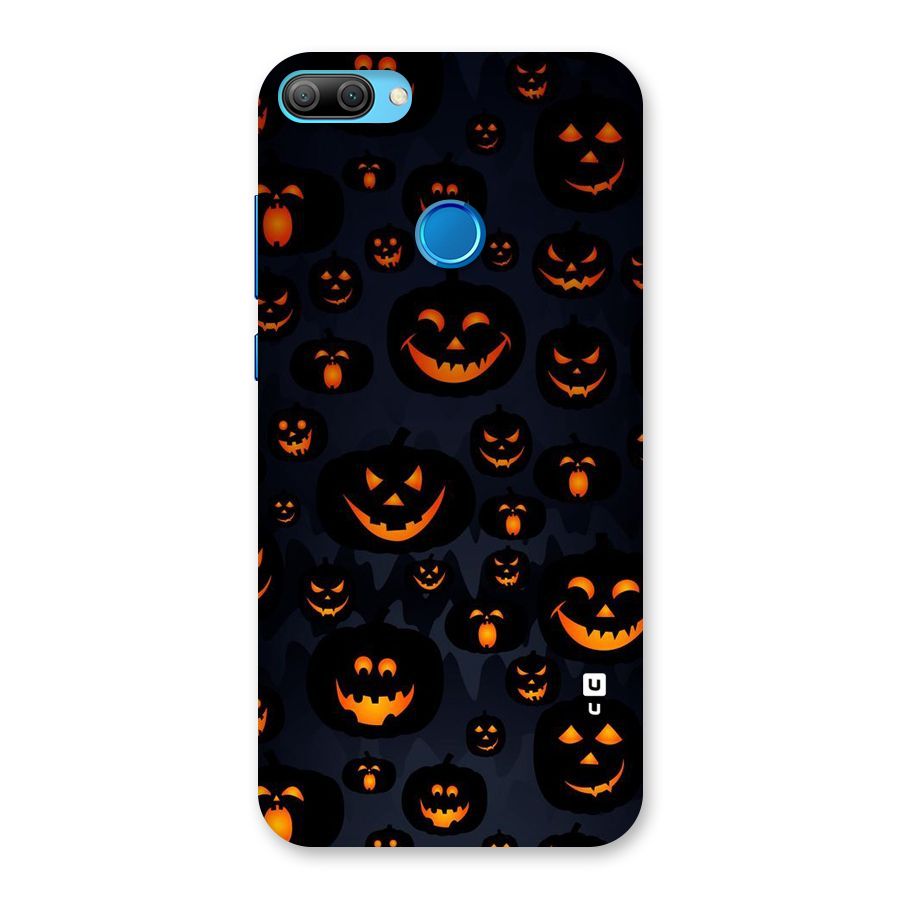 Pumpkin Smile Pattern Back Case for Honor 9N