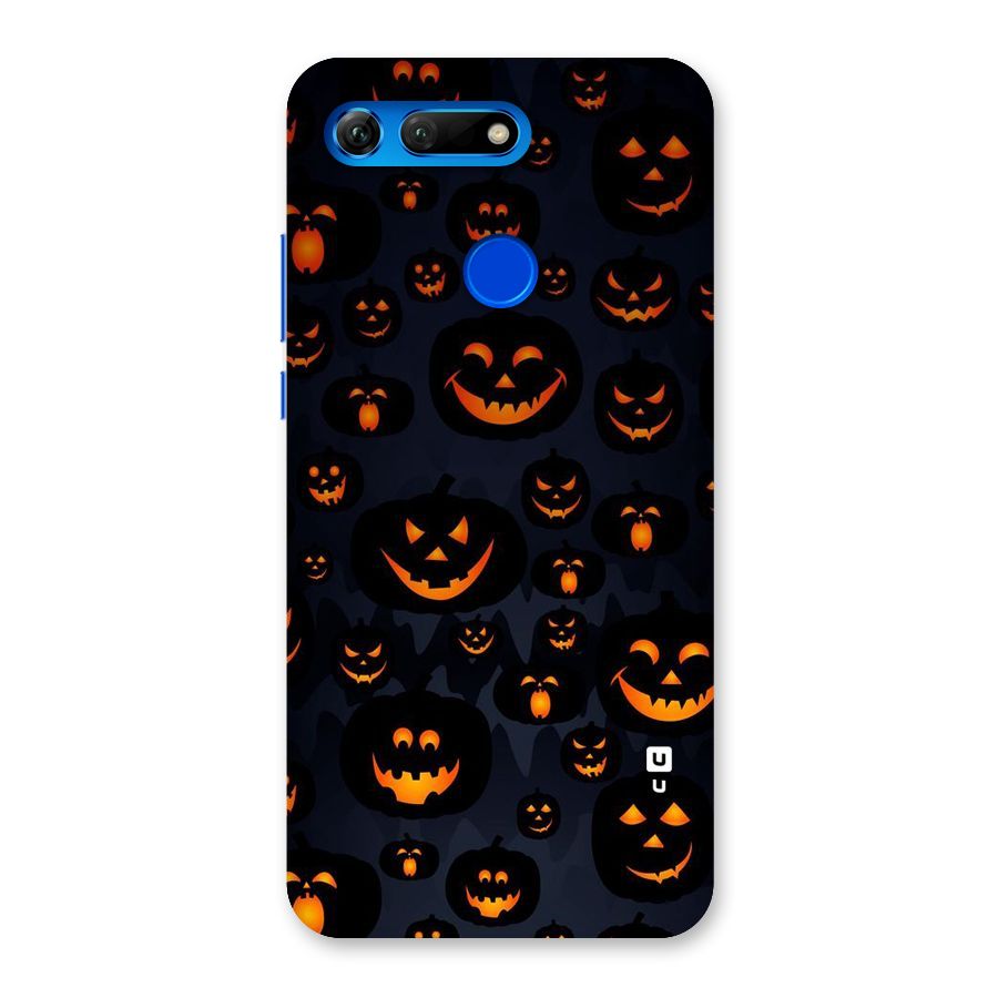 Pumpkin Smile Pattern Back Case for Honor View 20