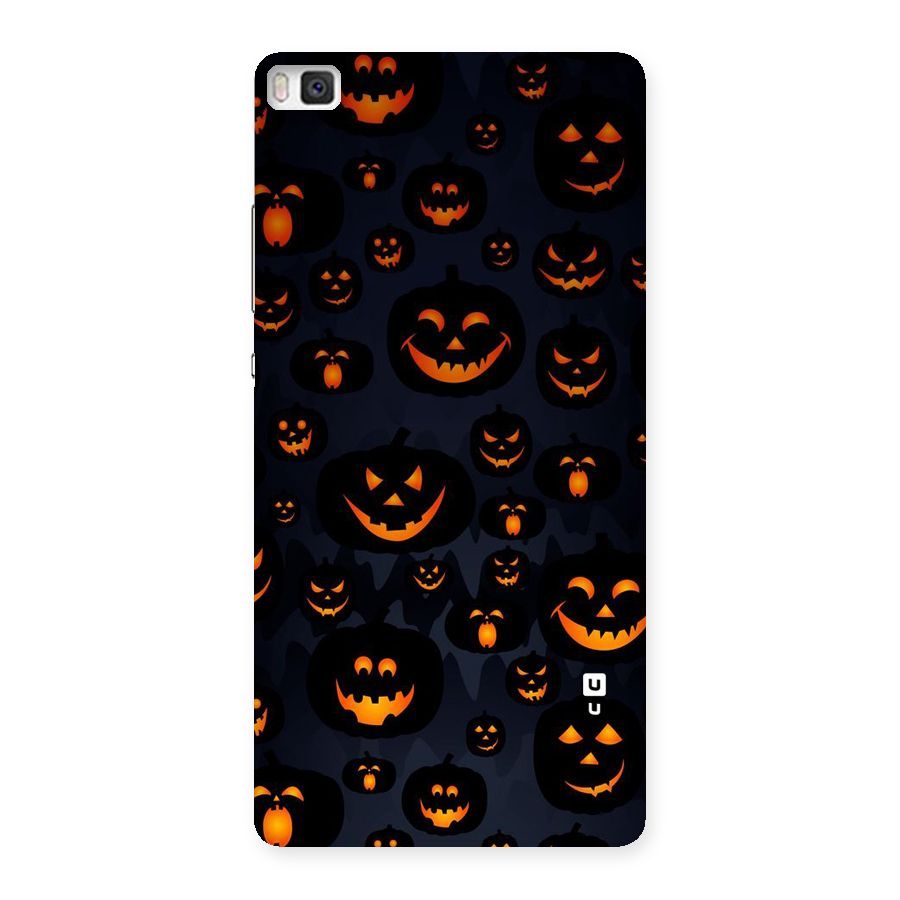 Pumpkin Smile Pattern Back Case for Huawei P8