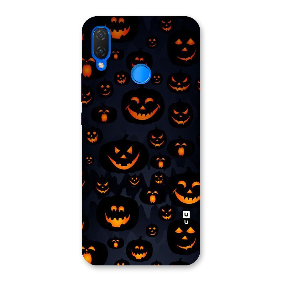 Pumpkin Smile Pattern Back Case for Huawei P Smart+