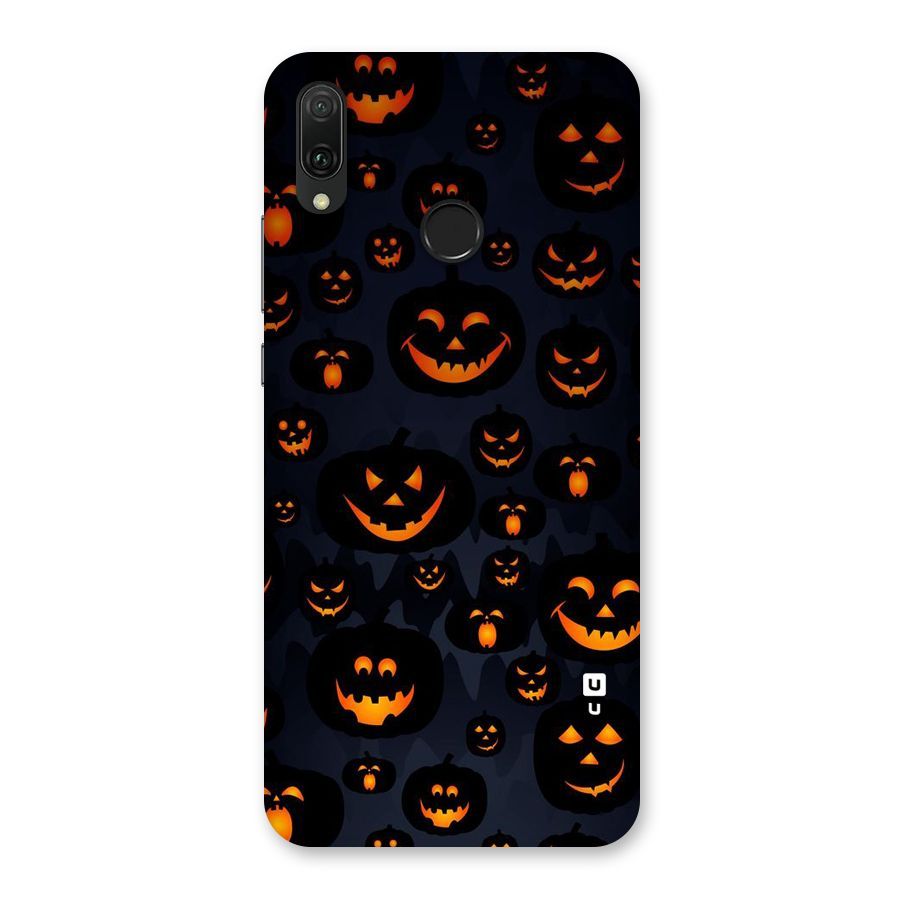Pumpkin Smile Pattern Back Case for Huawei Y9 (2019)