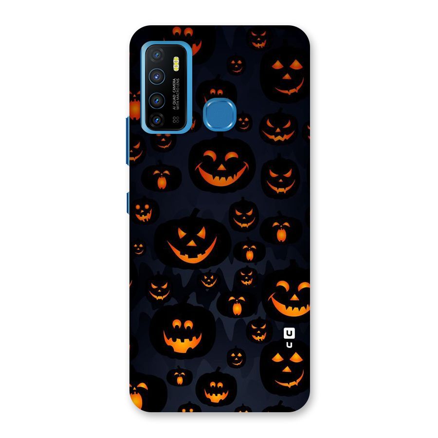 Pumpkin Smile Pattern Back Case for Infinix Hot 9