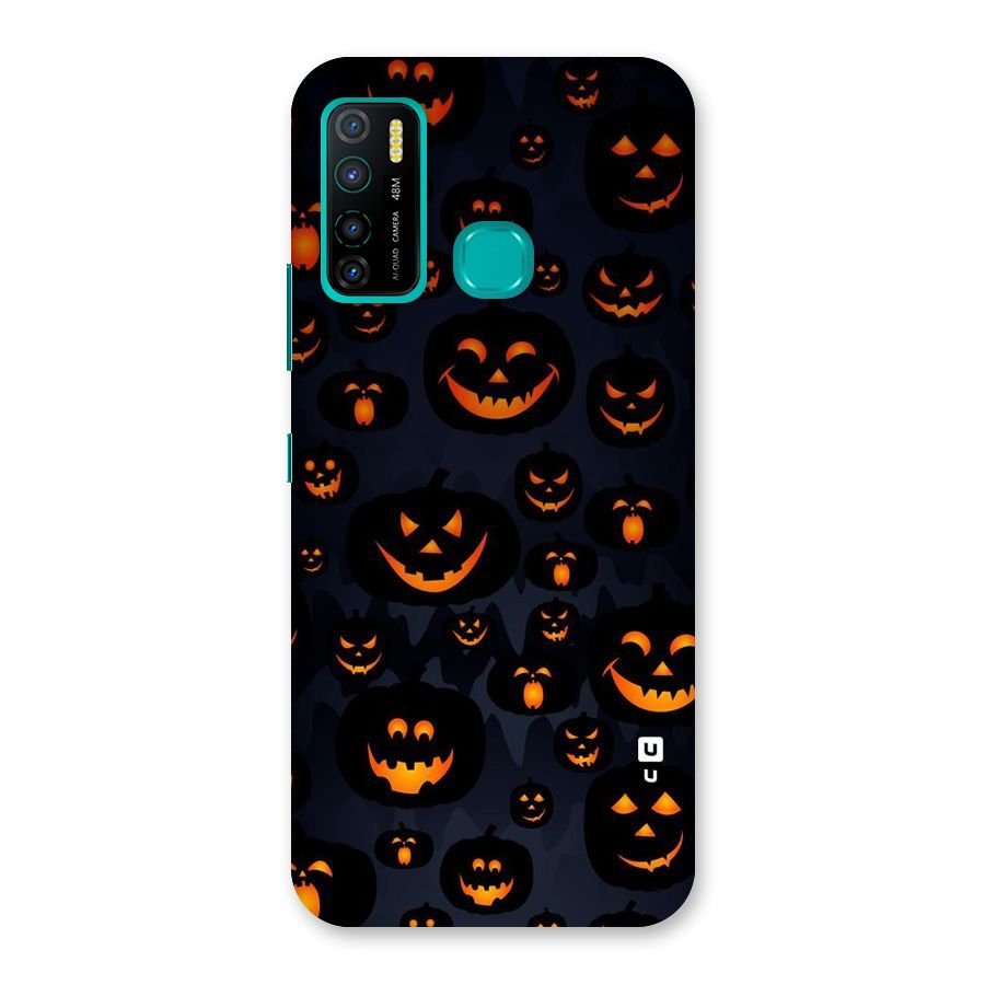 Pumpkin Smile Pattern Back Case for Infinix Hot 9 Pro