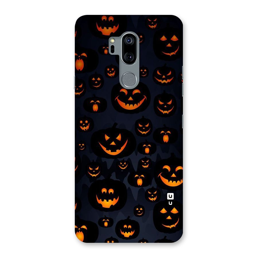 Pumpkin Smile Pattern Back Case for LG G7