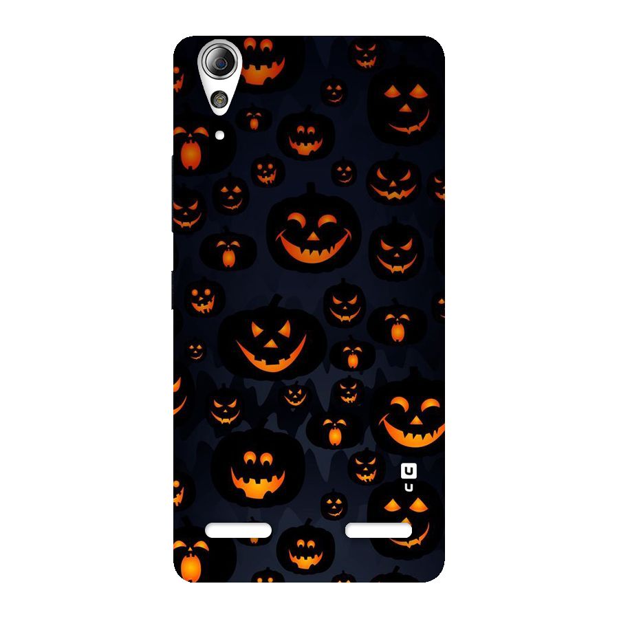 Pumpkin Smile Pattern Back Case for Lenovo A6000