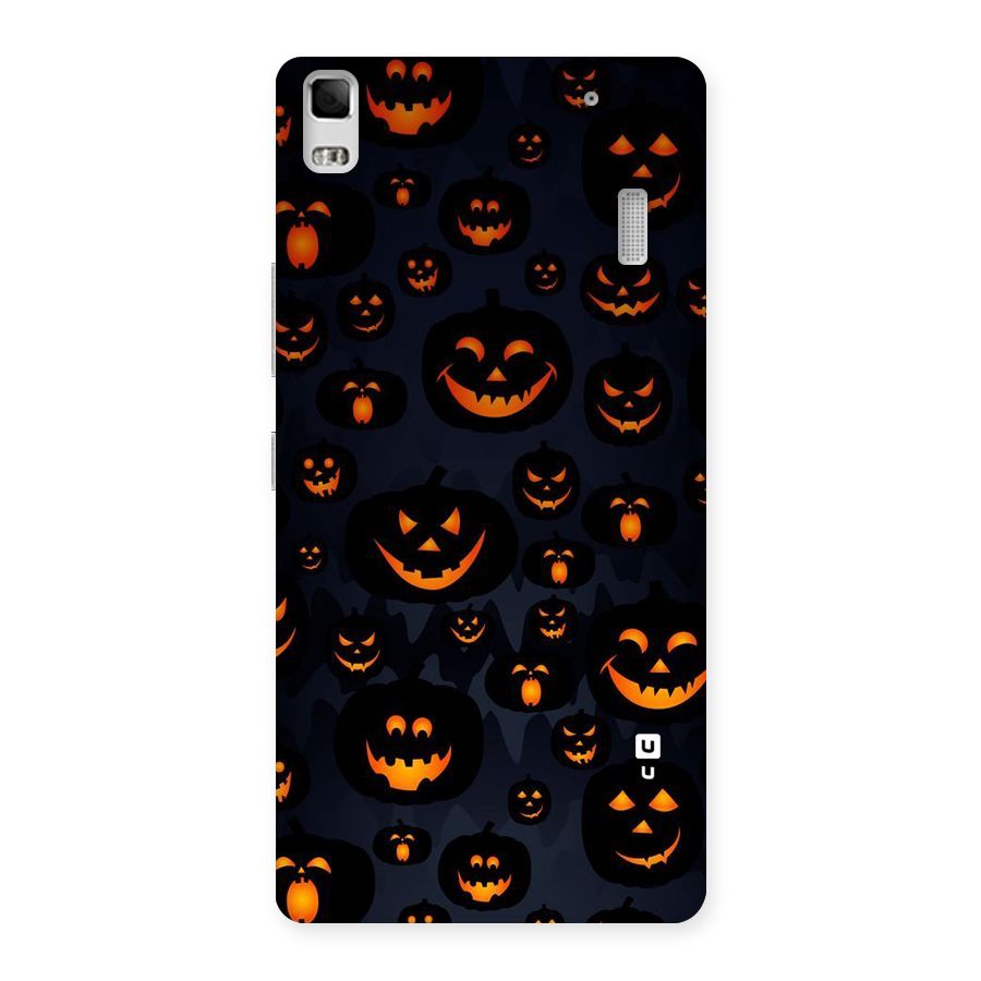 Pumpkin Smile Pattern Back Case for Lenovo K3 Note