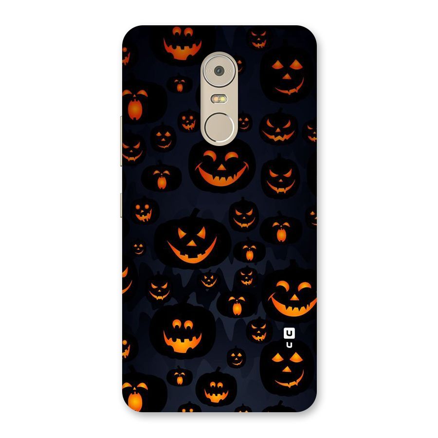 Pumpkin Smile Pattern Back Case for Lenovo K6 Note