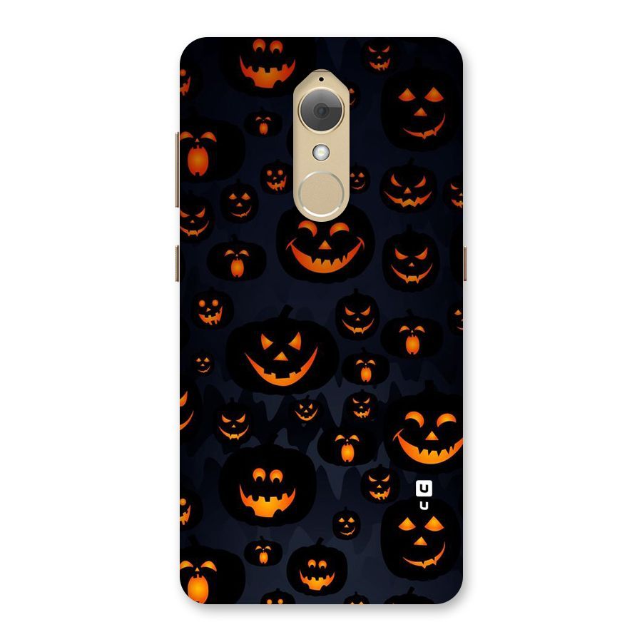 Pumpkin Smile Pattern Back Case for Lenovo K8