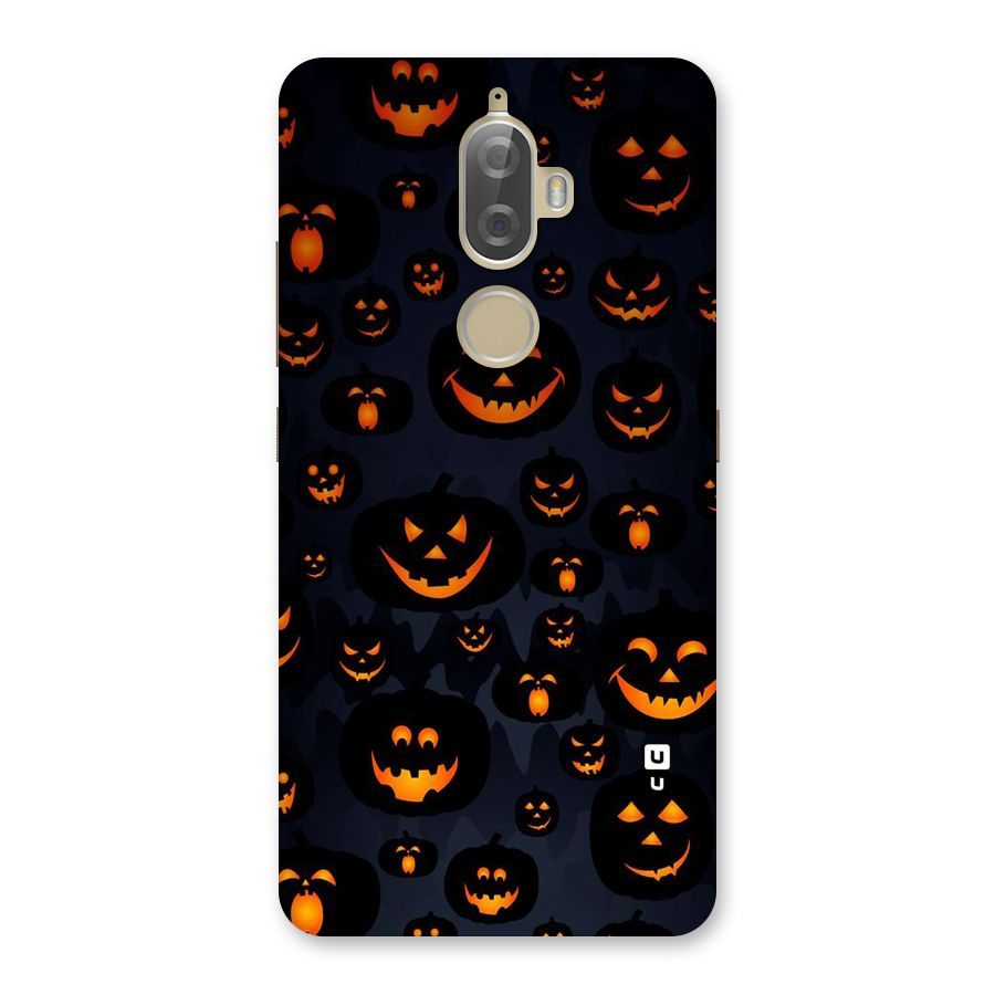 Pumpkin Smile Pattern Back Case for Lenovo K8 Plus