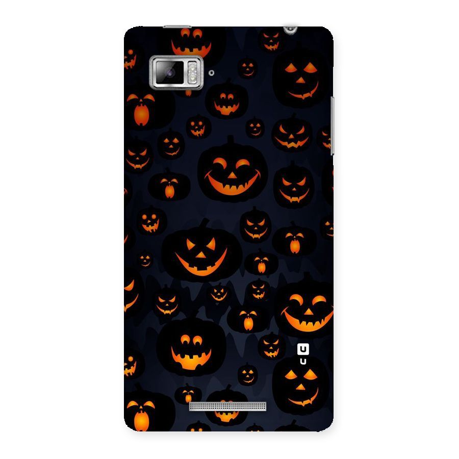 Pumpkin Smile Pattern Back Case for Lenovo Vibe Z K910