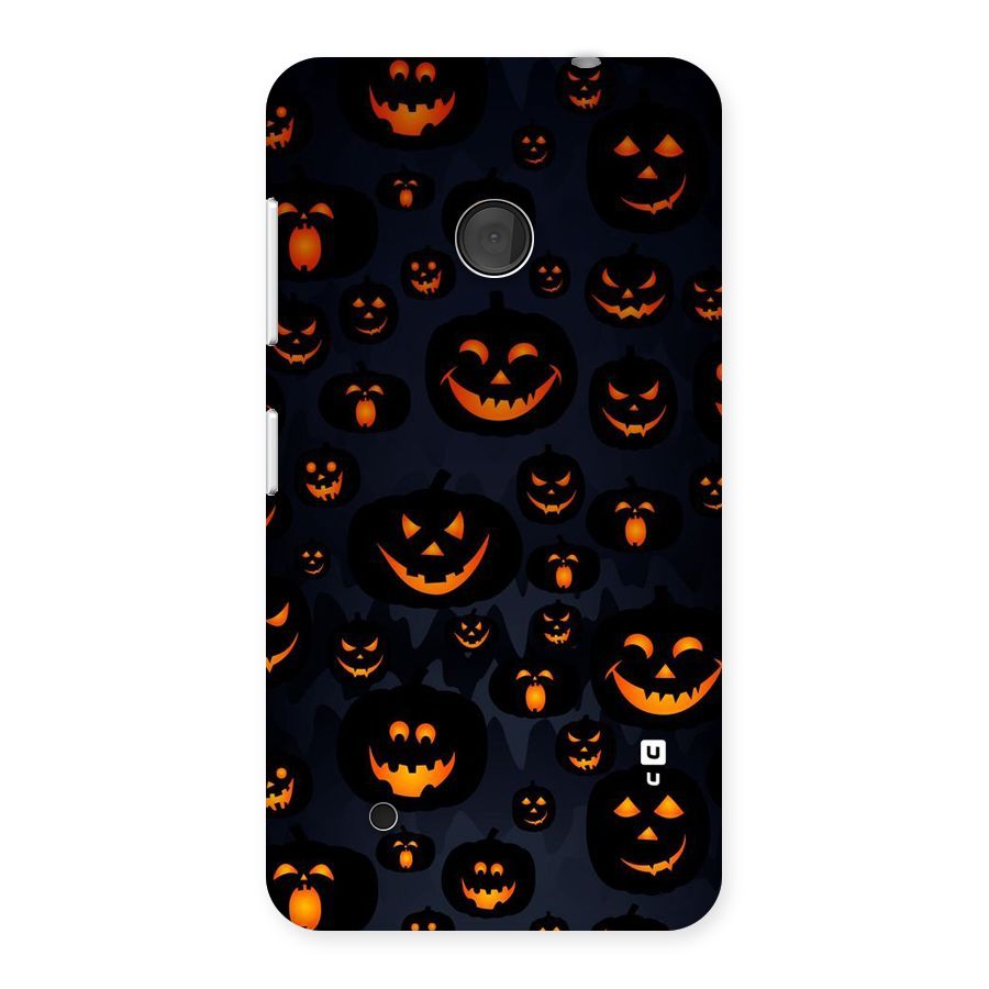 Pumpkin Smile Pattern Back Case for Lumia 530