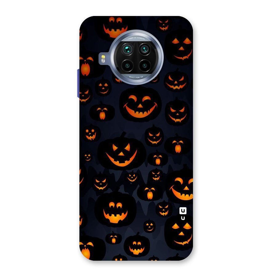 Pumpkin Smile Pattern Back Case for Mi 10i