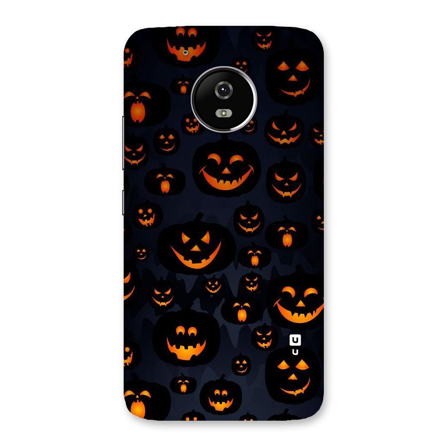 Pumpkin Smile Pattern Back Case for Moto G5