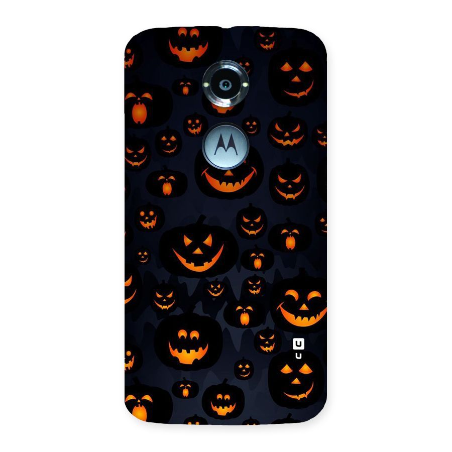 Pumpkin Smile Pattern Back Case for Moto X 2nd Gen