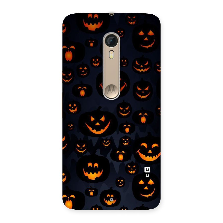 Pumpkin Smile Pattern Back Case for Motorola Moto X Style