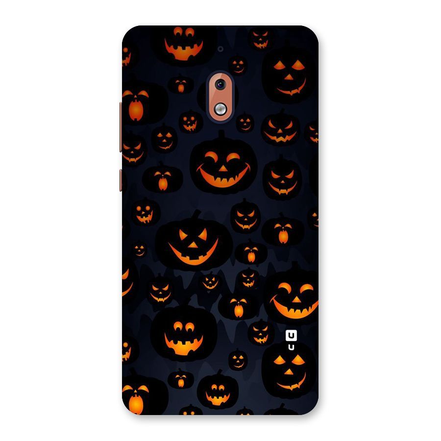 Pumpkin Smile Pattern Back Case for Nokia 2.1