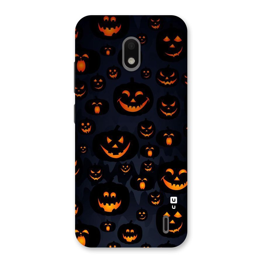 Pumpkin Smile Pattern Back Case for Nokia 2.2
