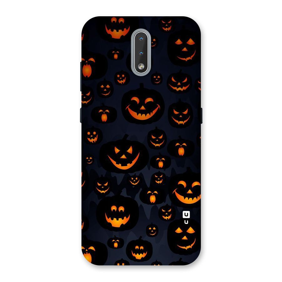 Pumpkin Smile Pattern Back Case for Nokia 2.3