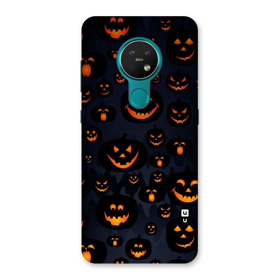 Pumpkin Smile Pattern Back Case for Nokia 7.2