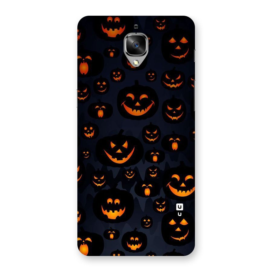Pumpkin Smile Pattern Back Case for OnePlus 3