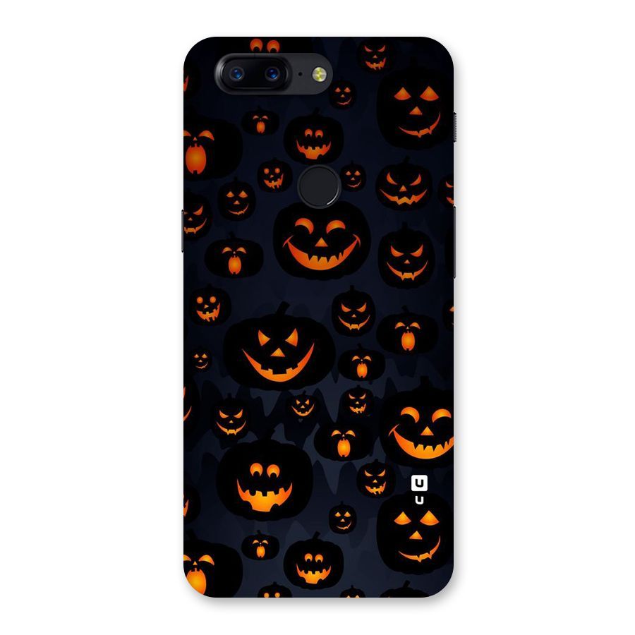 Pumpkin Smile Pattern Back Case for OnePlus 5T