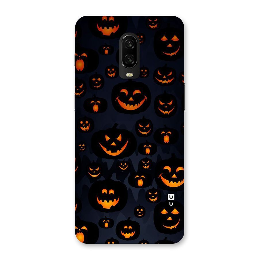 Pumpkin Smile Pattern Back Case for OnePlus 6T