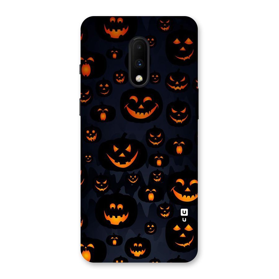 Pumpkin Smile Pattern Back Case for OnePlus 7