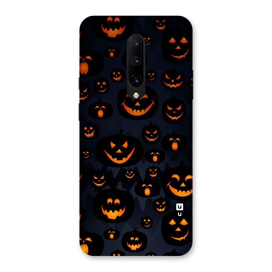 Pumpkin Smile Pattern Back Case for OnePlus 7 Pro