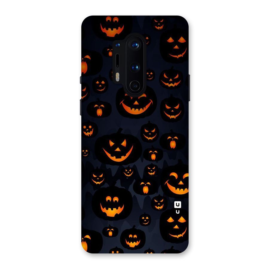Pumpkin Smile Pattern Back Case for OnePlus 8 Pro
