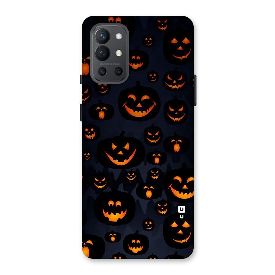 Pumpkin Smile Pattern Back Case for OnePlus 9R
