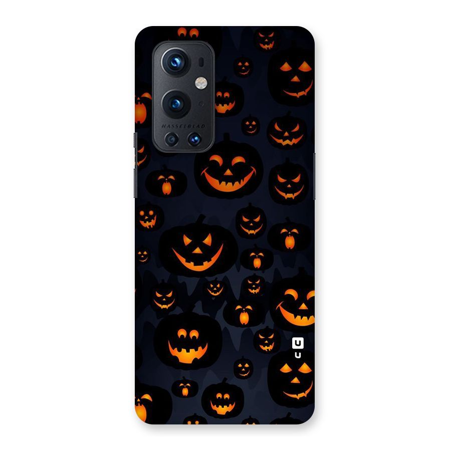 Pumpkin Smile Pattern Back Case for OnePlus 9 Pro