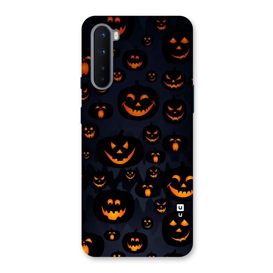 Pumpkin Smile Pattern Back Case for OnePlus Nord